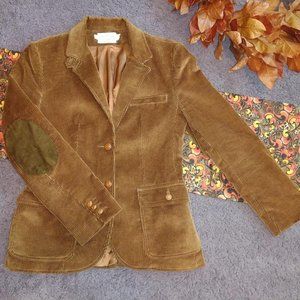 Vintage 80s The Villager Corduroy Blazer Size 2P